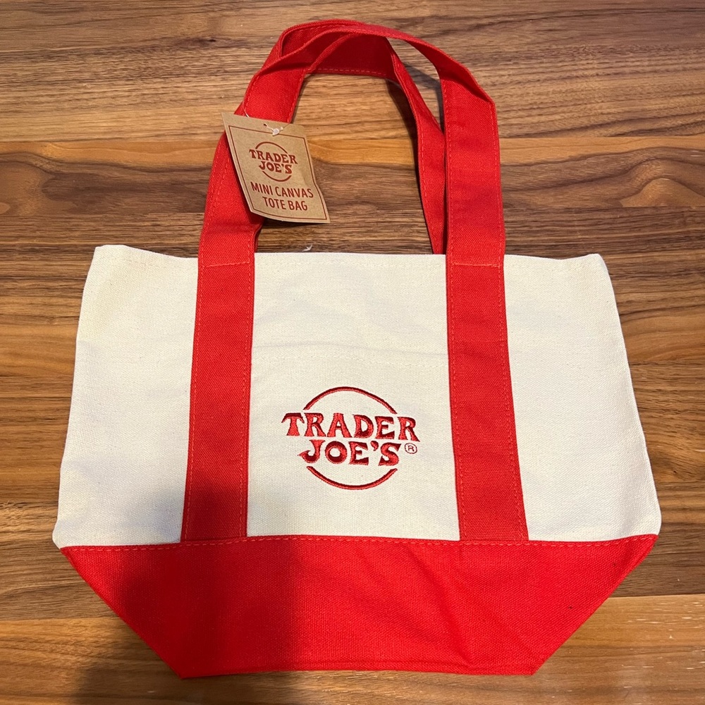 Trader Joe’s Mini Tote Red NWT